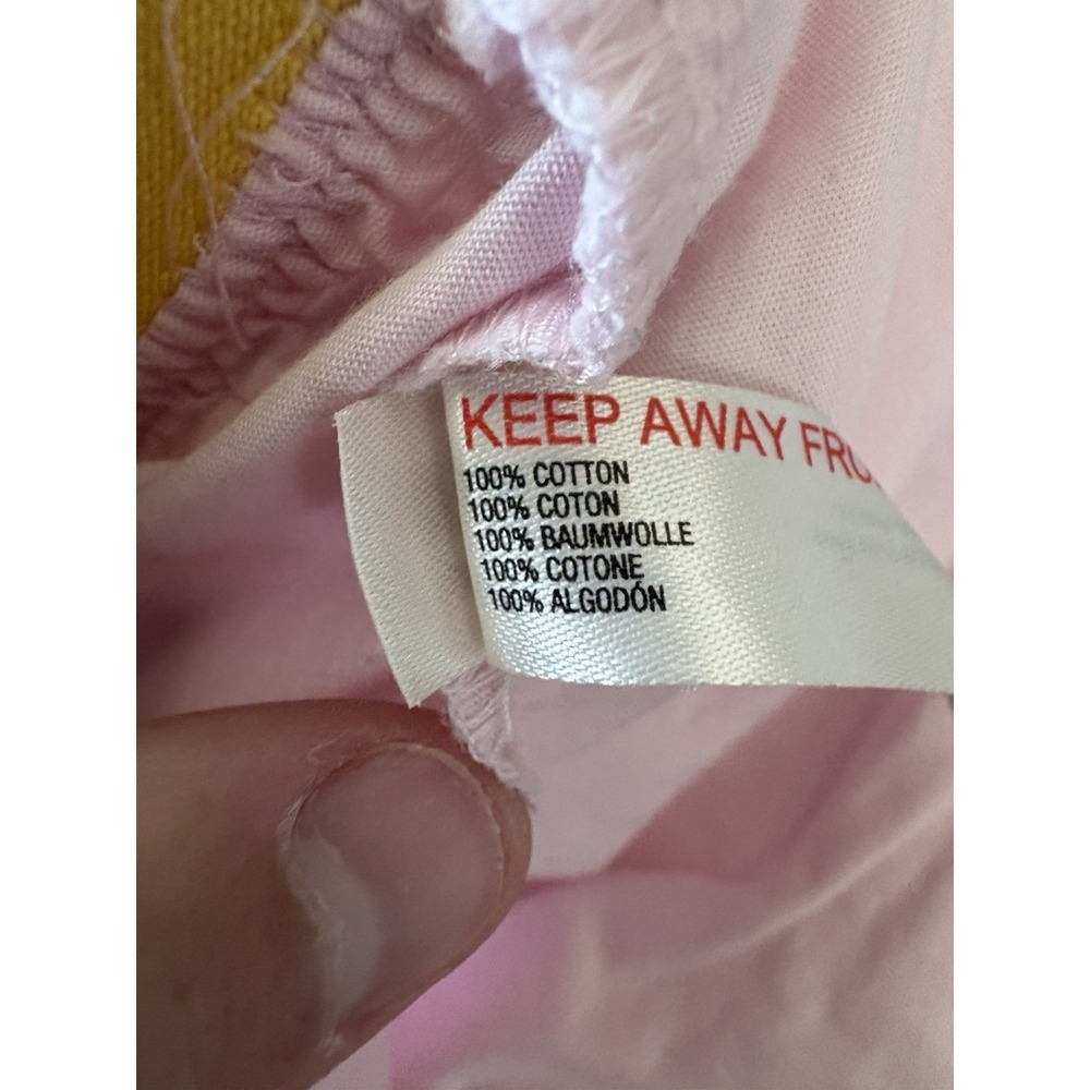 By Anthropologie Colourblock Cotton Boxer Shorts Pink Women's size M - Picture 4 of 6